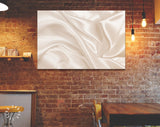 Smooth Silk Texture Canvas Print // Closeup Elegant Silk Luxury Cloth Texture Wall Art