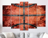 Basketball Canvas Print // Vintage Old Basketball Ball // Basketball Wall Art