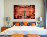 Basketball Canvas Print // Vintage Old Basketball Ball // Basketball Wall Art