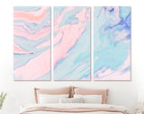 Blue Lagoon // Fluid Art Canvas Print // Acrylic Painting Wall Decor // Acrylic Flow Painting Printed on Canvas