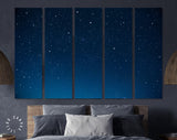 Starry Night Canvas Print // Night Sky full of Stars Wall Art