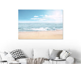 Seascape Canvas Print // Waves on the Beach Wall Art