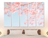 Cherry Blossom Canvas Print // Beautiful Sakura Flower Wall Art