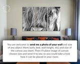 Highland Cow Wall Decor // Highland Cow Black and White Canvas Print