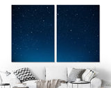 Starry Night Canvas Print // Night Sky full of Stars Wall Art