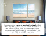 Seascape Canvas Print // Waves on the Beach Wall Art