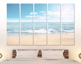 Seascape Canvas Print // Waves on the Beach Wall Art