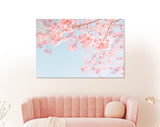 Cherry Blossom Canvas Print // Beautiful Sakura Flower Wall Art