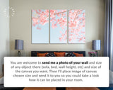 Cherry Blossom Canvas Print // Beautiful Sakura Flower Wall Art