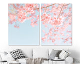 Cherry Blossom Canvas Print // Beautiful Sakura Flower Wall Art