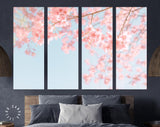 Cherry Blossom Canvas Print // Beautiful Sakura Flower Wall Art