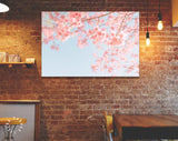 Cherry Blossom Canvas Print // Beautiful Sakura Flower Wall Art