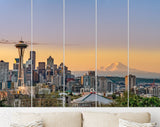 Seattle Sunrise Canvas Print // Seattle Sunrise and Mount Rainier // Wall Art