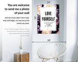 Love Yourself Canvas Print // Love Yourself As Much As You Love Toxic Men With A Good Dick // Canvas Wall Decor