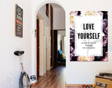 Love Yourself Canvas Print // Love Yourself As Much As You Love Toxic Men With A Good Dick // Canvas Wall Decor