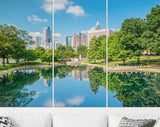 Charlotte Canvas Print // Charlotte North Carolina Skyline from Marshall Park // Wall Art