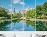 Charlotte Canvas Print // Charlotte North Carolina Skyline from Marshall Park // Wall Art