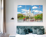 Cathedral-Basilica of Saint Louis Canvas Print // St. Louis Cathedral in New Orleans Louisiana // Canvas Wall Art