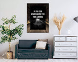 Wrong Turn Canvas Print // Do You Ever Wonder Where You Took A Wrong Turn? // Canvas Wall Decor