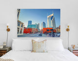 Nashville Canvas Print // Street Impression in Nashville // Canvas Wall Art