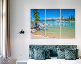 Lake Tahoe Canvas Print // Lake Tahoe View at D L Bliss State Park // Canvas Wall Art