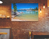 Lake Tahoe Canvas Print // Lake Tahoe View at D L Bliss State Park // Canvas Wall Art