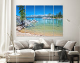 Lake Tahoe Canvas Print // Lake Tahoe View at D L Bliss State Park // Canvas Wall Art