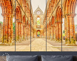 Jedburgh Abbey Canvas Print // Jedburgh Abbey in the Scottish Borders Scotland