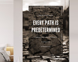 Path Canvas Print // Every Path Is redetermined // Sepia Canvas Wall Decor