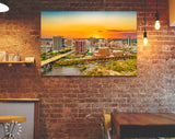 Richmond Skyline Canvas Print // Richmond Virginia Downtown Skyline // Canvas Wall Decor