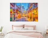 New Orleans Canvas Print // Bourbon Street New Orleans Louisiana USA // Canvas Wall Art