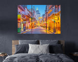 New Orleans Canvas Print // Bourbon Street New Orleans Louisiana USA // Canvas Wall Art