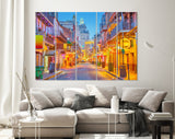 New Orleans Canvas Print // Bourbon Street New Orleans Louisiana USA // Canvas Wall Art