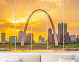 St Louis Skyline Canvas Print // St. Louis Missouri USA Skyline // Canvas Wall Art