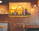 St Louis Skyline Canvas Print // St. Louis Missouri USA Skyline // Canvas Wall Art