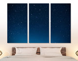 Starry Night Canvas Print // Night Sky full of Stars Wall Art