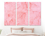 Strawberry Ice Cream Canvas Print // Closeup Strawberry Ice Cream Texture Wall Art