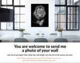 Lion Canvas Print // Office Wall Decor // Motivational Modern Art