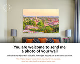 Santa Fe Canvas Print // Santa Fe New Mexico USA Downtown Skyline // Canvas Wall Decor