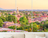 Santa Fe Canvas Print // Santa Fe New Mexico USA Downtown Skyline // Canvas Wall Decor