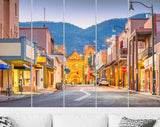 Santa Fe Canvas Print // Santa Fe New Mexico USA Street View // Canvas Wall Decor