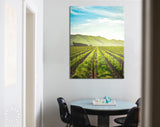 Agriculture Canvas Print // Summer Countryside Wall Art