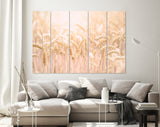 Grain field Canvas Print // Agricultural Field Wall Art