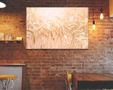 Grain field Canvas Print // Agricultural Field Wall Art