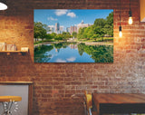 Charlotte Canvas Print // Charlotte North Carolina Skyline from Marshall Park // Wall Art