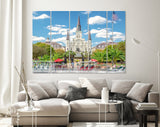 Cathedral-Basilica of Saint Louis Canvas Print // St. Louis Cathedral in New Orleans Louisiana // Canvas Wall Art