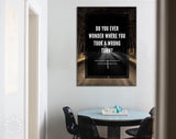 Wrong Turn Canvas Print // Do You Ever Wonder Where You Took A Wrong Turn? // Canvas Wall Decor