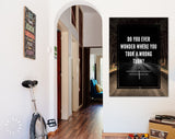 Wrong Turn Canvas Print // Do You Ever Wonder Where You Took A Wrong Turn? // Canvas Wall Decor