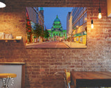 Belfast Canvas Print // The Belfast City Hall at Donegall Square in Belfast Northern Ireland at Night