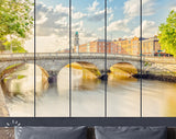 Dublin Canvas Print // Saint Paul's Church and the River Liffey in Dublin Ireland